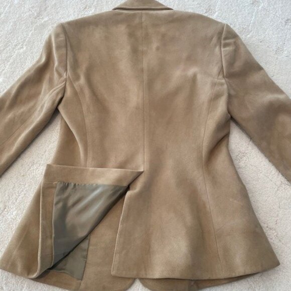 Ralph Lauren Tan Suede Equestrian Blazer  – SZ 2 - Picture 3 of 8